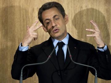 El presidente francés y candidato a la reelección, Nicolás Sarkozy