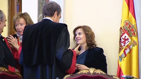 Encuentro entre Zapatero y S&aacute;enz de Santamar&iacute;a en el Consejo de Estado