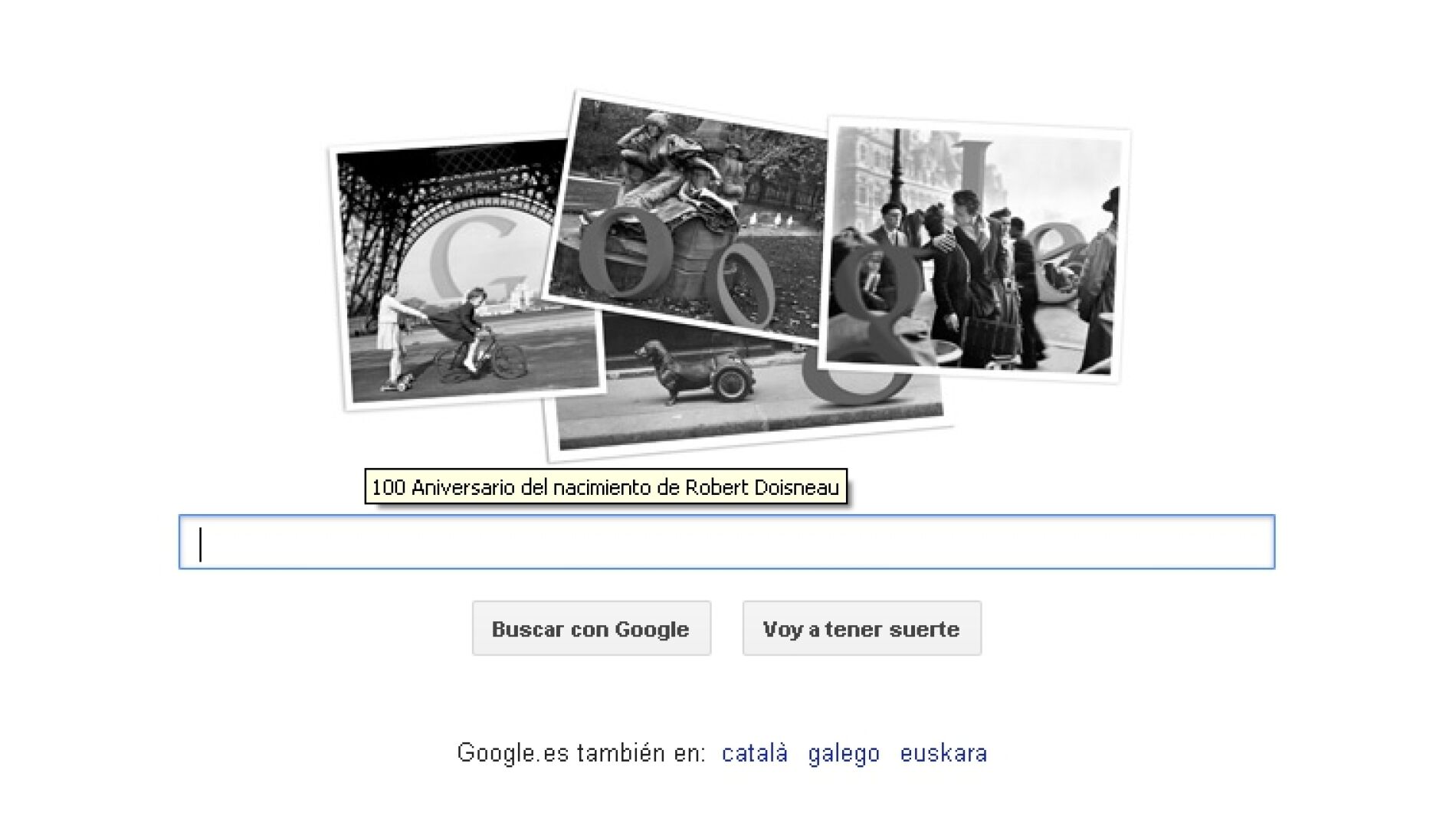 Doodle de Robert Doisneau