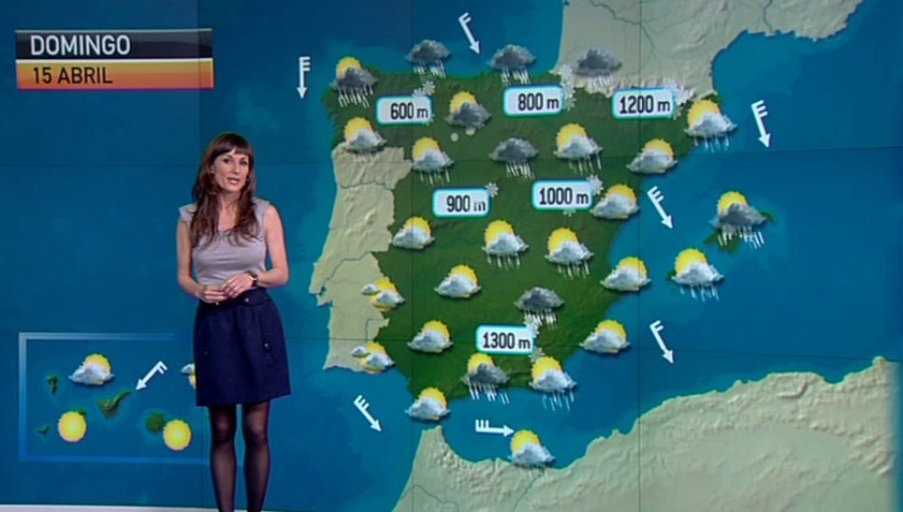 La previsión del tiempo, 14-04-2012, noche