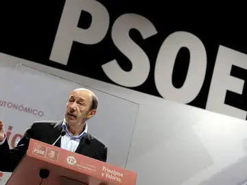 El secretario general del PSOE, Alfredo Pérez Rubalcaba El secretario general del PSOE, Alfredo Pérez Rubalcaba