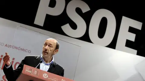 El secretario general del PSOE, Alfredo Pérez Rubalcaba El secretario general del PSOE, Alfredo Pérez Rubalcaba