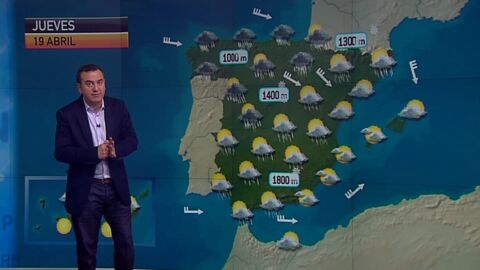La previsi&oacute;n del tiempo (18-04-2012) Mediod&iacute;a