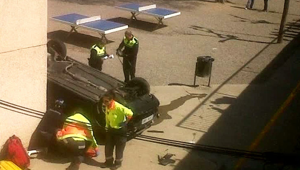 Accidente en el patio de un colegio de Lloret de Mar