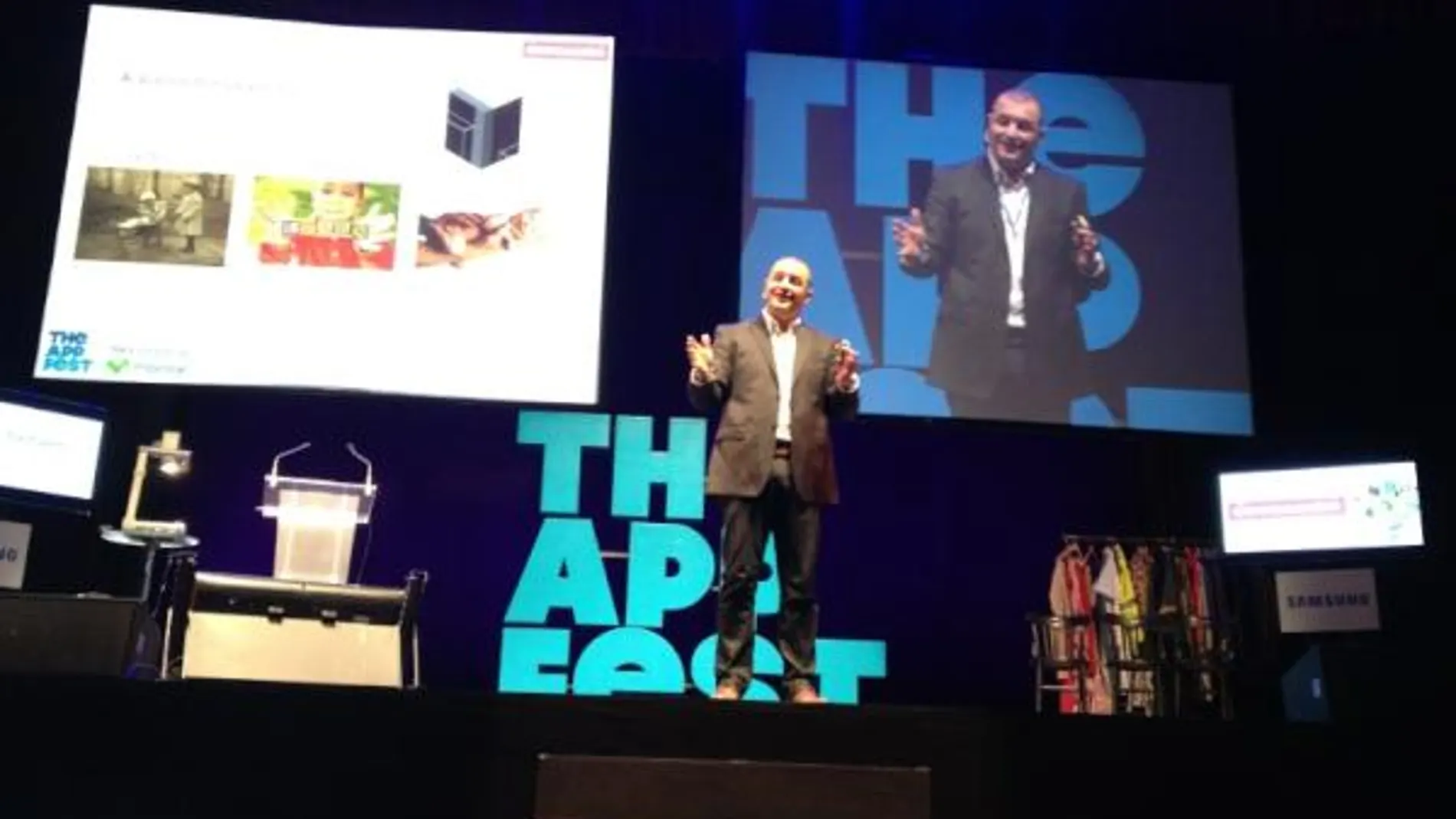 Richard Gerver en la ponencia sobre Educación de The App Fest Richard Gerver en la ponencia sobre Educación de The App Fest