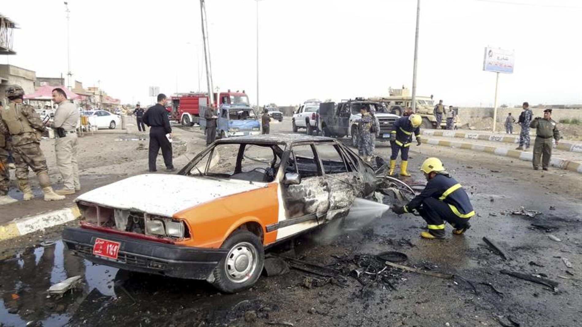 Cadena de atentados en Irak