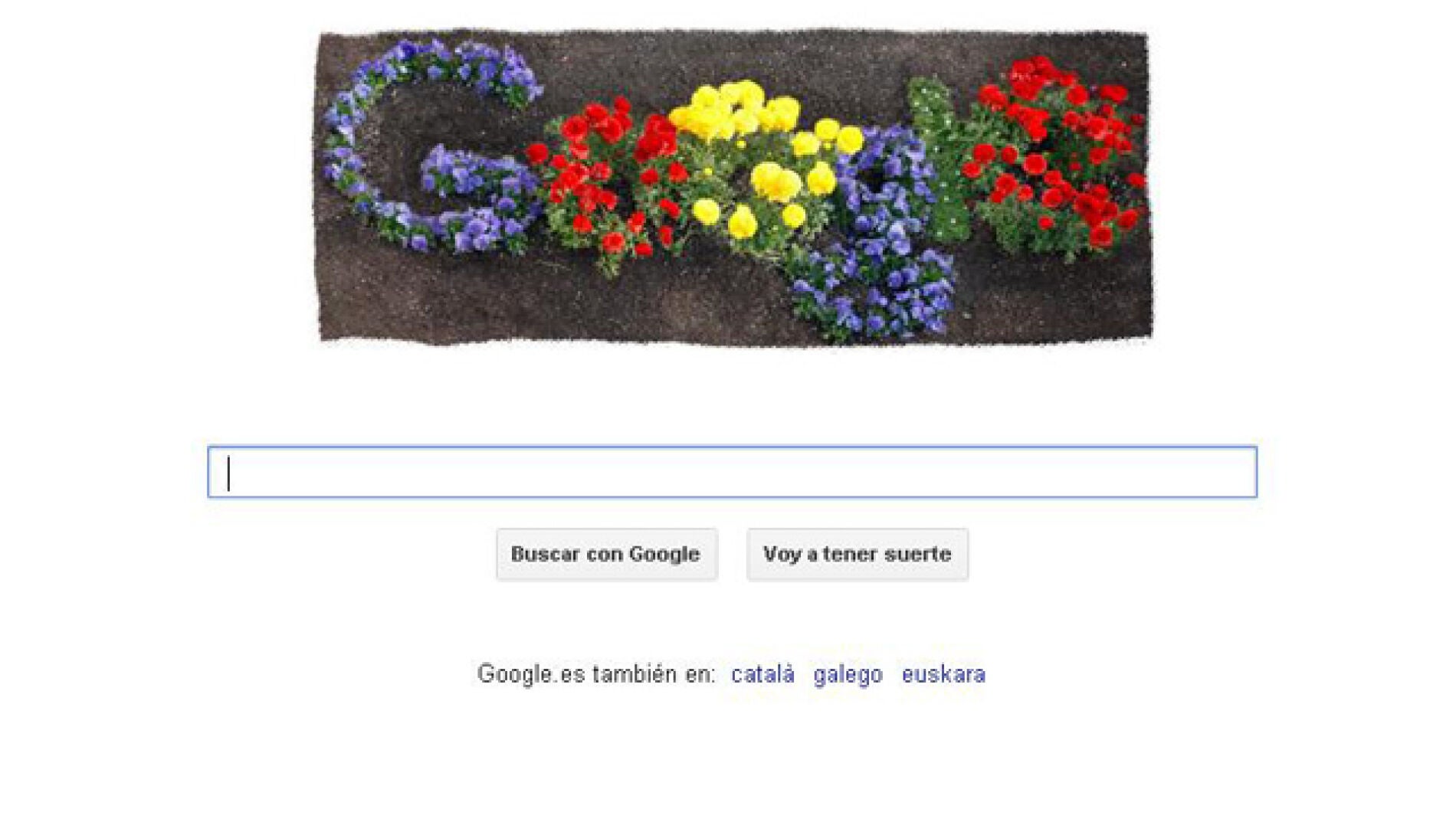 Doodle d&iacute;a de la tierra