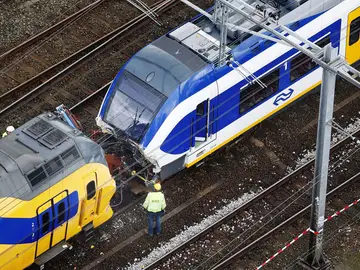 Accidente de tren en Amsterdam Accidente de tren en Amsterdam