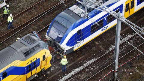 Accidente de tren en Amsterdam