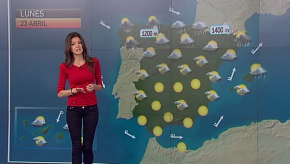 La previsión del tiempo (23-04-2012) Mañana