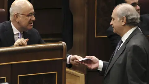 Duran i Lleida conversa con Fernández Díaz Duran i Lleida conversa con Fernández Díaz