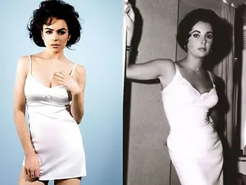 Lindsay Lohan y Elizabeth Taylor Lindsay Lohan y Elizabeth Taylor