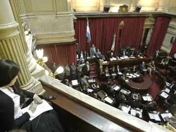 El Senado argentino aprueba la expropiación de YPF El Senado argentino aprueba la expropiación de YPF