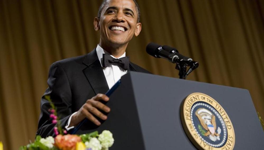 Obama en la cena de corresponsales de la Casa Blanca