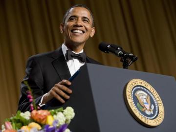 Obama en la cena de corresponsales de la Casa Blanca