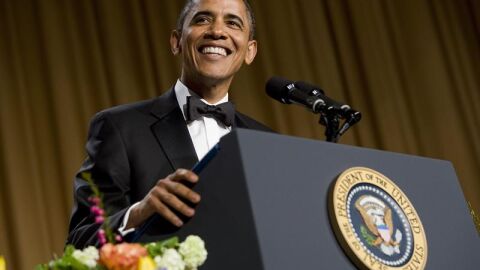 Obama en la cena de corresponsales de la Casa Blanca