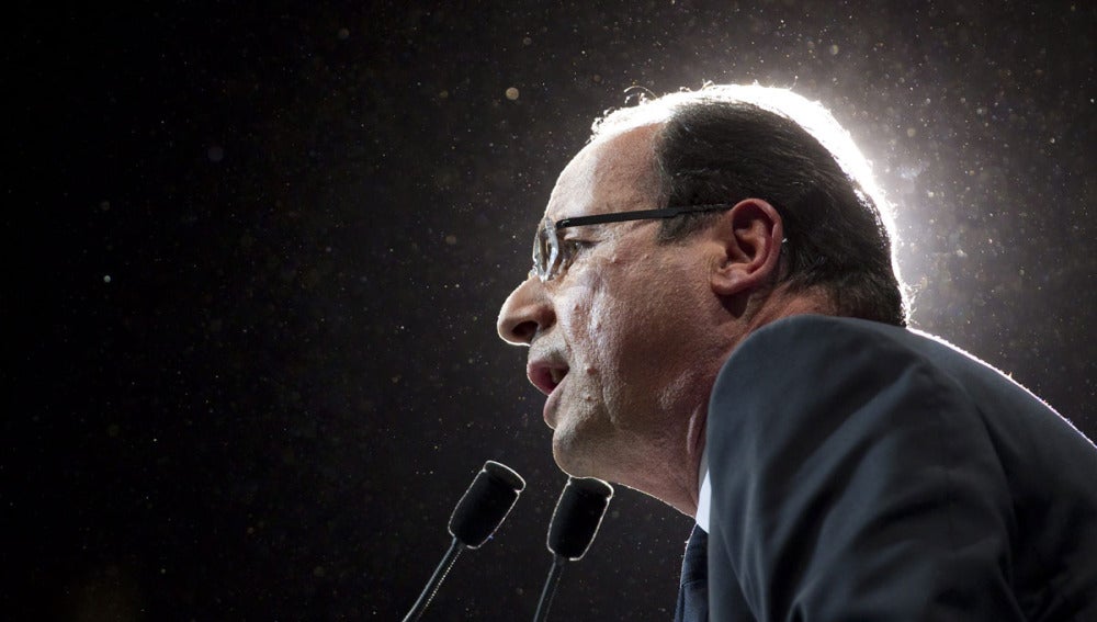 El candidato socialista, François Hollande