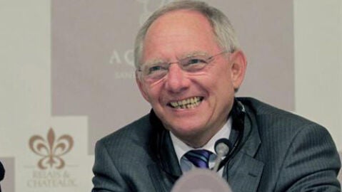 Wolfgang Sch&auml;uble, ministro de Finanzas alem&aacute;n