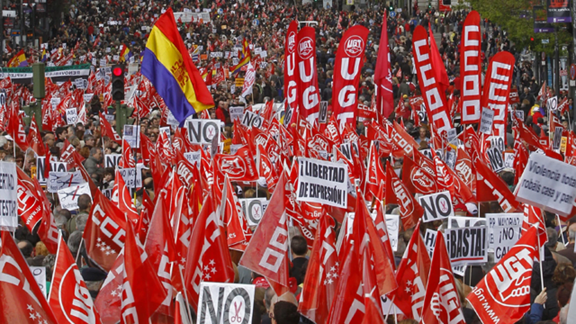 Manifestaciones en Madrid el 1 de mayo 2012 Manifestaciones en Madrid el 1 de mayo 2012