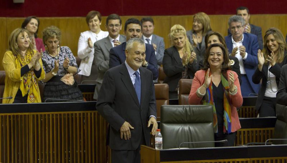 Griñán, en el Parlamento andaluz