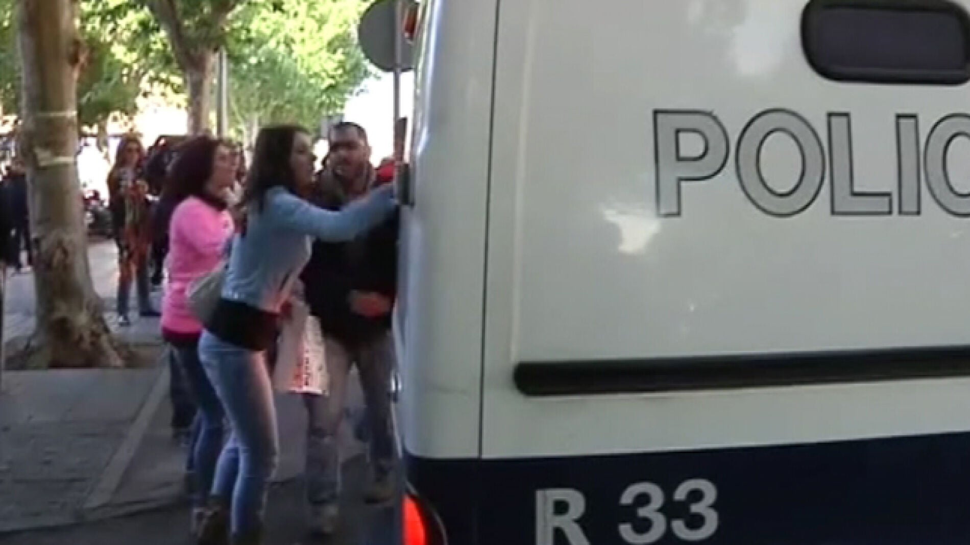 La llegada de Bret&oacute;n al juzgado
