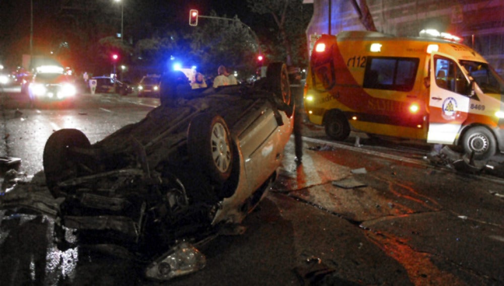 Accidente en Madrid