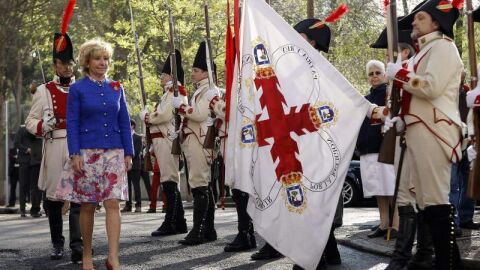 Esperanza Aguirre en los actos del 2 de Mayo