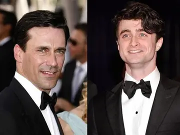 Jon Hamm y Daniel Radcliffe Jon Hamm y Daniel Radcliffe