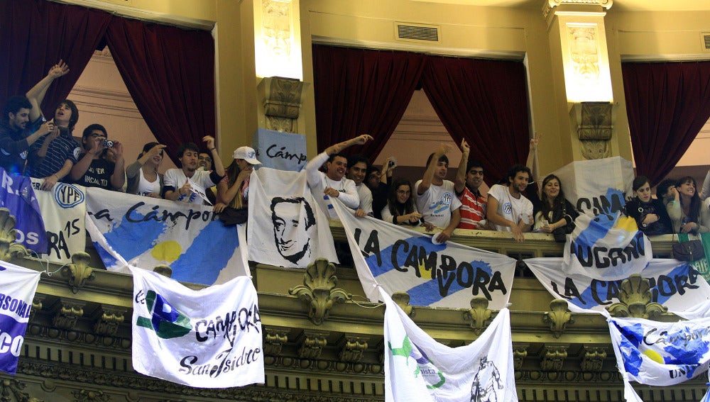 Público en el Parlamento argentino