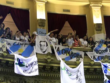 Público en el Parlamento argentino Público en el Parlamento argentino