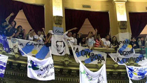 Público en el Parlamento argentino Público en el Parlamento argentino