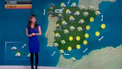 La previsión del tiempo (06-05-2012) Noche La previsión del tiempo (06-05-2012) Noche