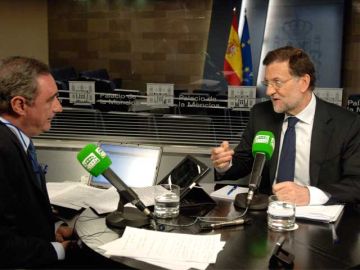 Carlos Herrera entrevista a Mariano Rajoy en La Moncloa