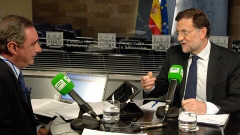 Carlos Herrera entrevista a Mariano Rajoy en La Moncloa