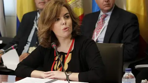 La vicepresidenta primera del Gobierno, Soraya Sáenz de Santamaría La vicepresidenta primera del Gobierno, Soraya Sáenz de Santamaría