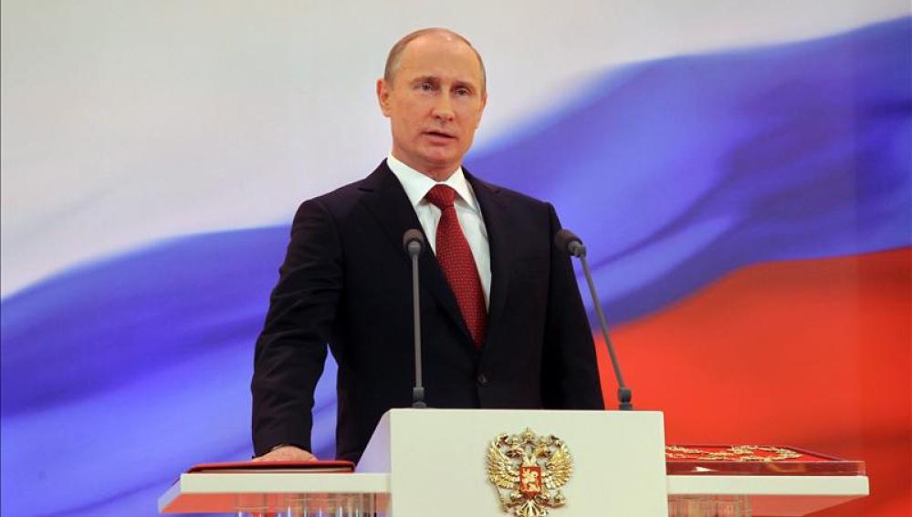 Vladimir Putin asume el cargo de presidente de la Federación de Rusia 