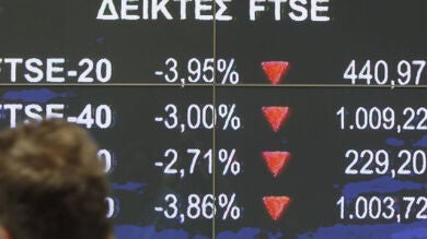 La Bolsa de Grecia se desploma un 7% tras las elecciones