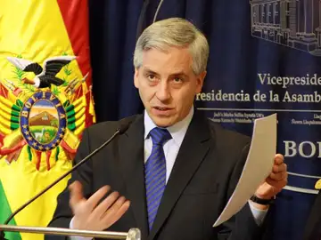 El vicepresidente de Bolivia, Álvaro García Linera El vicepresidente de Bolivia, Álvaro García Linera