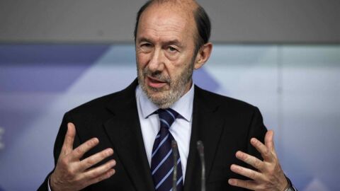 Alfredo P&eacute;rez Rubalcaba, secretario general del PSOE