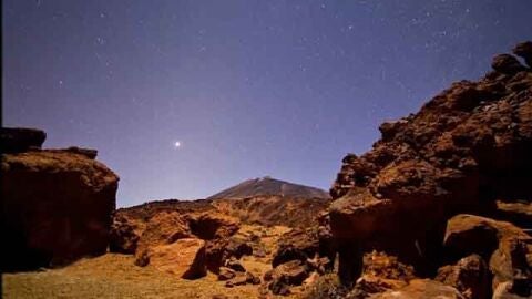 Imagen del cielo de Canarias elegida por la NASA