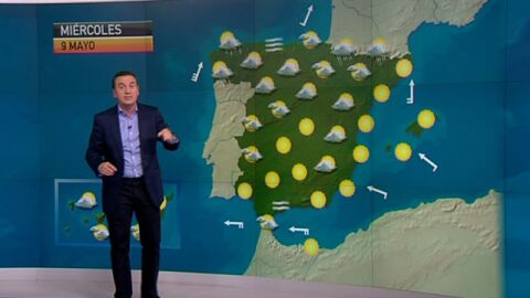 La previsi&oacute;n del tiempo (08-05-2012) Noche