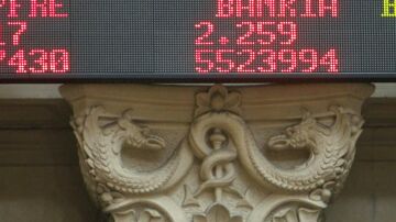 Panel que muestra la cotización de Bankia