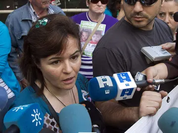 Ruth Ortiz habla con los medios Ruth Ortiz habla con los medios