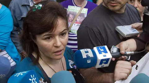 Ruth Ortiz habla con los medios Ruth Ortiz habla con los medios