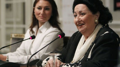 Monserrat Caballé actúa en Madrid tras ocho años de ausencia