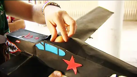 Huevo en un avión Huevo en un avión