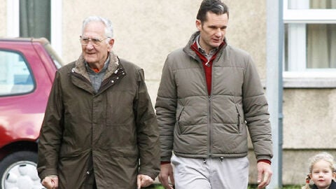 I&ntilde;aki Urdangarin junto a su padre, Juan Mar&iacute;a