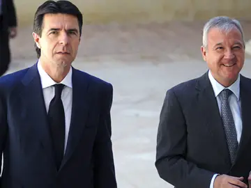 El ministro de Industria, José Manuel Soria, con el presidente de Murcia, Ramón Luis Valcárcel El ministro de Industria, José Manuel Soria, con el presidente de Murcia, Ramón Luis Valcárcel