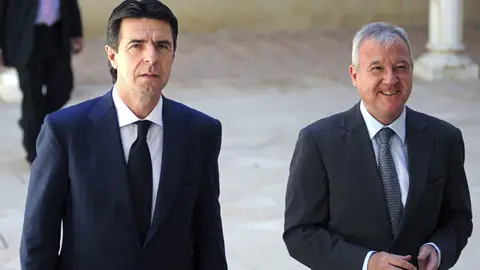 El ministro de Industria, José Manuel Soria, con el presidente de Murcia, Ramón Luis Valcárcel El ministro de Industria, José Manuel Soria, con el presidente de Murcia, Ramón Luis Valcárcel