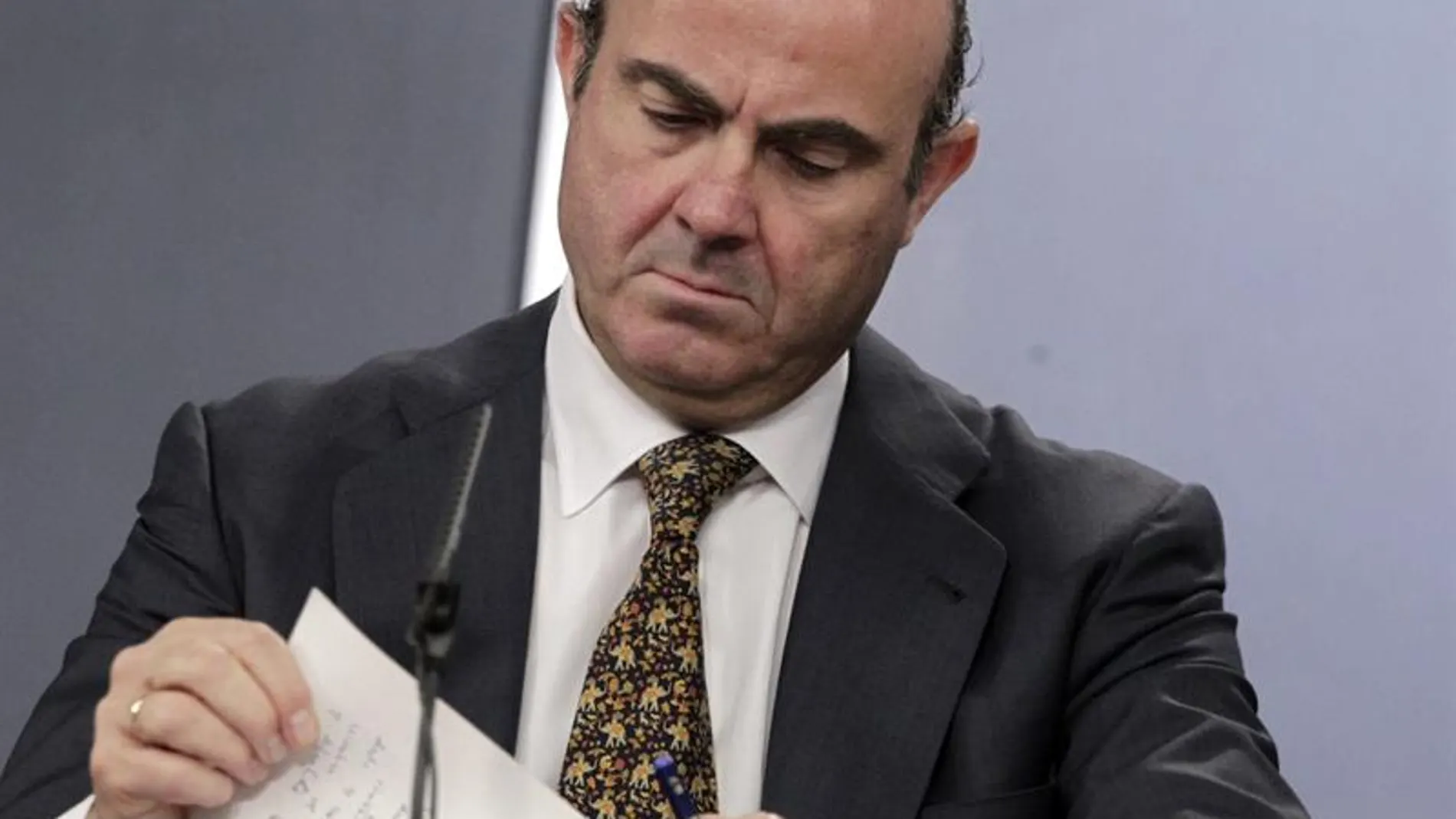 Luis de Guindos, ministro de Economía Luis de Guindos, ministro de Economía